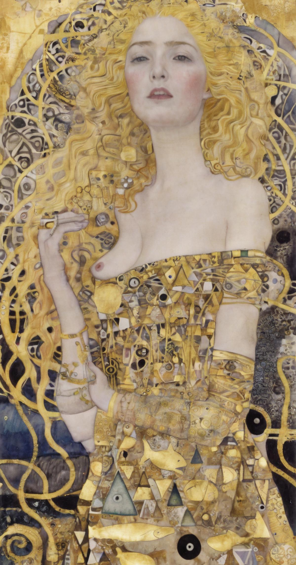 Gustav Klimt SDXL 1.0 art style lora image by getphat