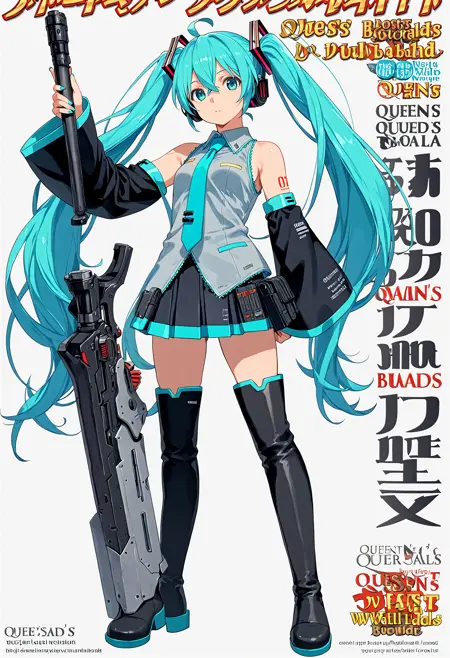 Queen's Blade GameBook TitleCover (CONCEPT) PONY XL | クイーンズブレイド ゲームブック タイトルカバー集(コンセプト)