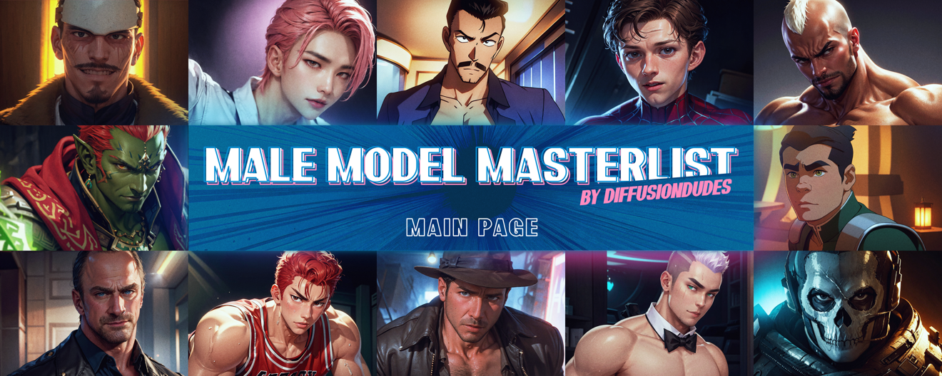 Male Model Masterlist - Main Page