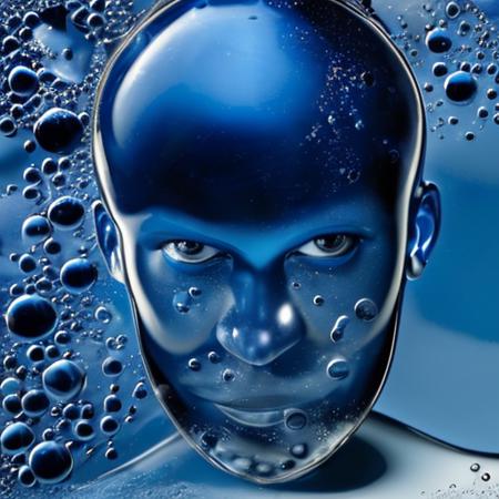 blue bubbl3 <lora:o1l-000040:1>