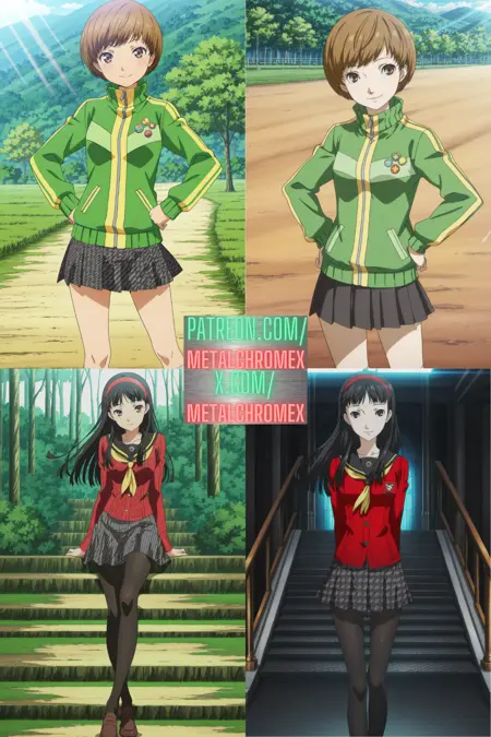 Chie Satonaka and Yukiko Amagi (Persona 4)