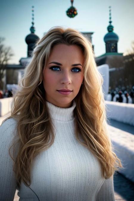 random fullbody color photograph of German woman ice skating on outdoor ice ring, traditionally braided blonde hair, (((1980s, Berlin,  Christmas))), tight clothes, natural skin texture, detailed face,  proud, big breast, hot summer, 24mm, 4k textures, soft cinematic light, adobe lightroom, photolab, hdr, intricate, highly detailed, sharp focus, ((((cinematic look)))), soothing tones, insane details, intricate details, hyperdetailed, low contrast, soft cinematic light, dim colors, exposure blend, hdr, faded