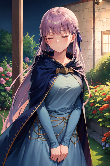 (highly detailed:1.3),
sophia fe, garden, (night:0.1), HDR, specular lighting, bokeh, ribbon, closed eyes, hair ribbon, 
Ultra-detail,(highres:1.1),best quality,(masterpiece:1.3),cinematic lighting,
, <lora:Sophia_FEv2:0.8>