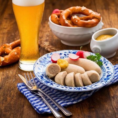 Sausage Dishes White Sausages-Krea v1.0