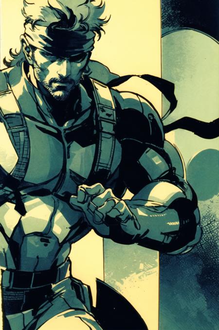 metal gear solid snake art