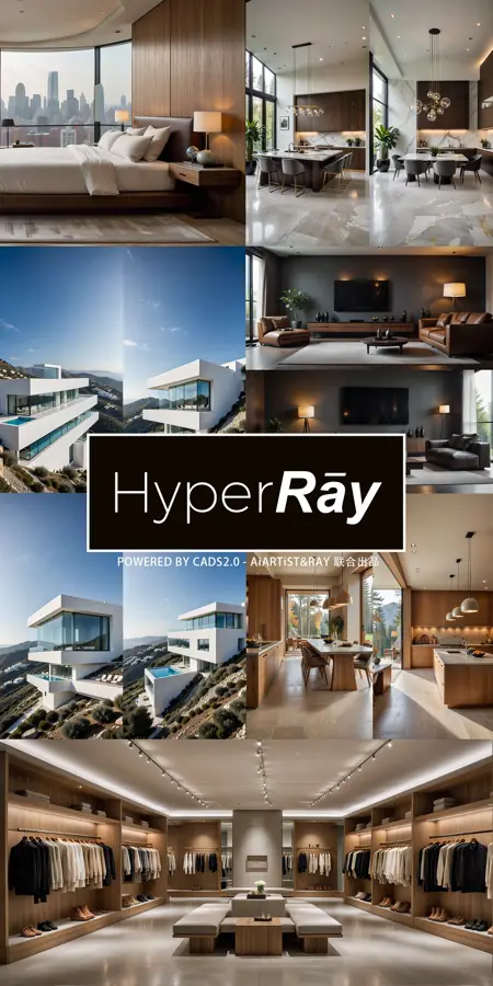 AiARTiST-HyperRAY XL 室内设计渲染系统 XL interior design system