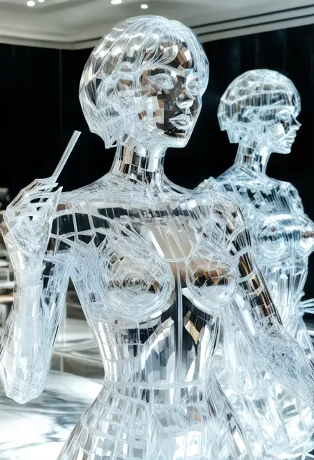 Glass Girl Realistic