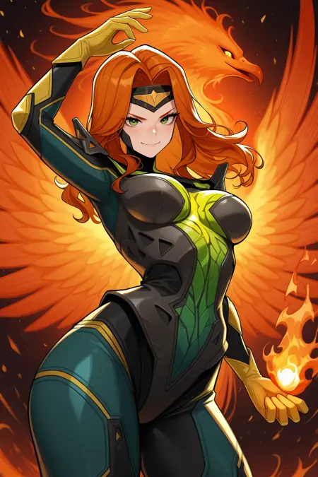 Jean Grey / Phoenix ジーン・グレイ/ フェニックス | Marvel Rivals [IllustriousXL]