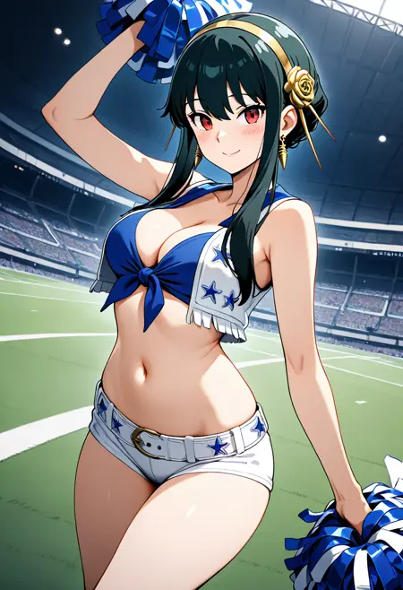 Dallas Cowboys Cheerleaders Outfit (Clothes) [Illustrious & SD1.5]