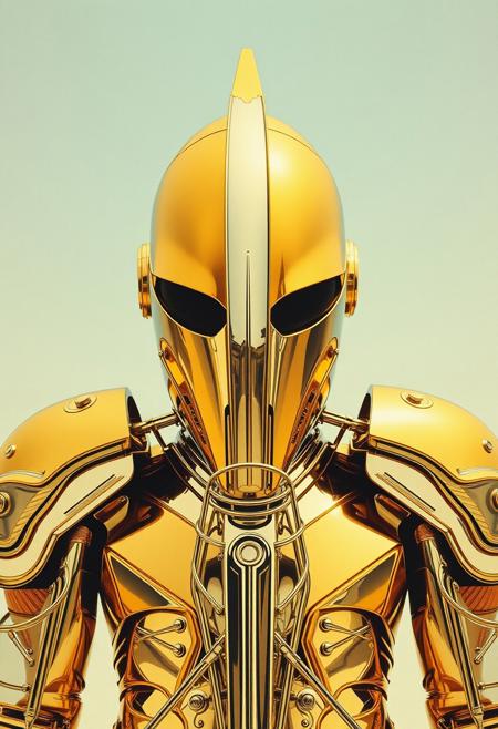 Avant-garde , 1970s futurism, chrome and gold