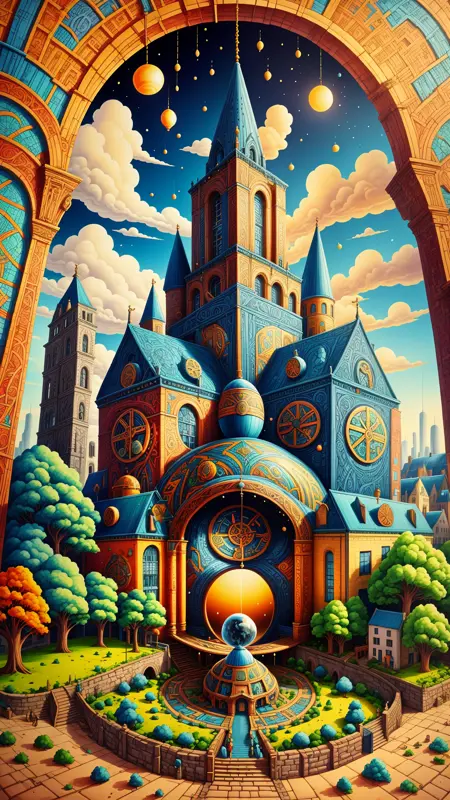 Gaelic / Celtic Pattern Style - Colorful Abstract Details