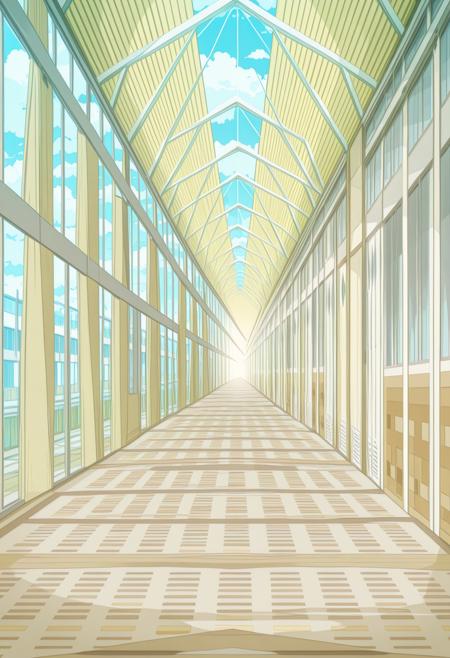Nisekoi School Hallway | Concept | Illustrious v1.0