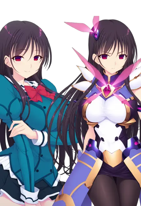 Exceed Iris イクシードアイリス / Saimeiji Shizuru 裁明寺 紫鶴 (2 OUTFITS) Mahou Senshi Exceed Knights