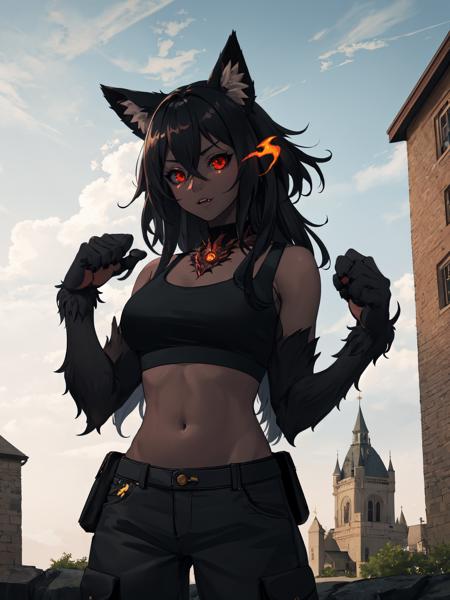 Hellhound (Monster Girl Encyclopedia) MGE LoRA - v1.0 | Stable ...