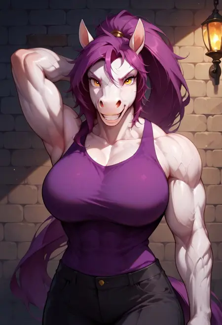 [Pony/Illu] Jyami/Kon the Knight - Genderswap (Dragon Quest)