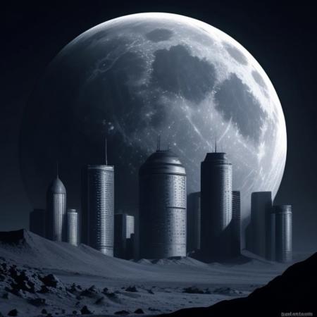 A city on the moon.