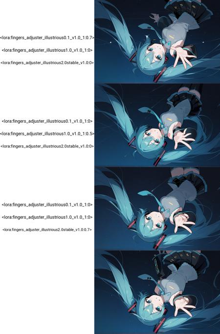Fingers adjusters [for illustrious] illstriousV1.0 base v1.0