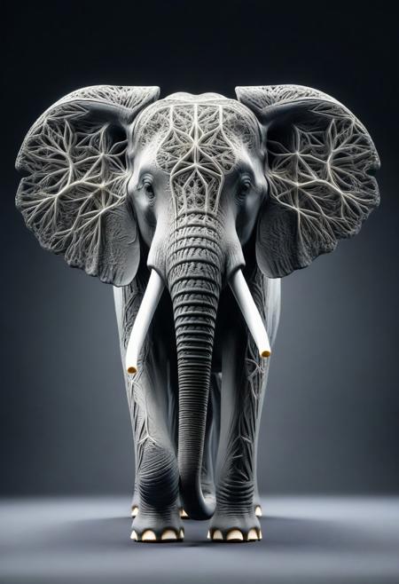 ((((An elephant made of Brain Cell))))