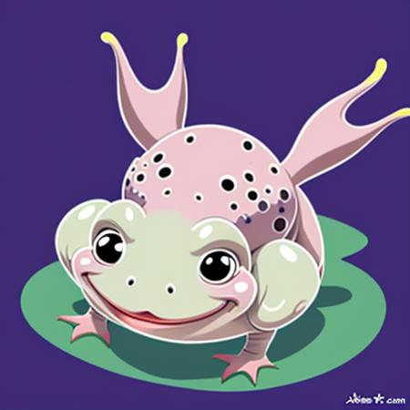 Disney style Axolotl