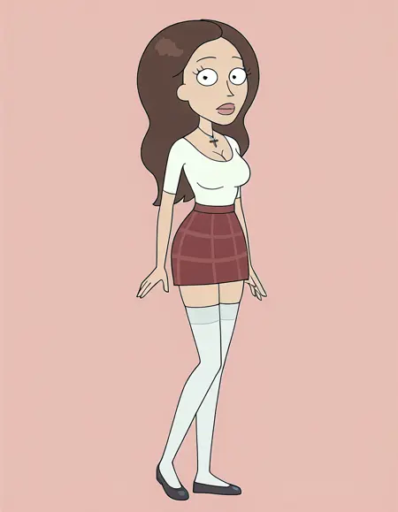 Tricia Lange (Rick & Morty) Pony + Illustrious