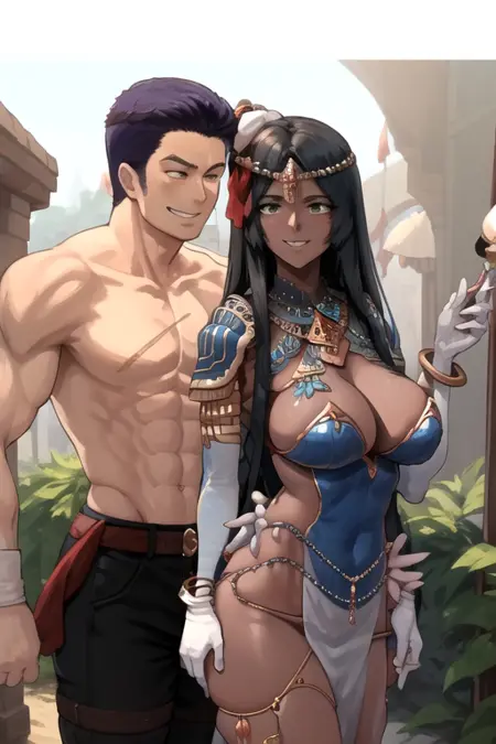 Fergus mac Róich x Scheherazade (Fate/Grand Order)