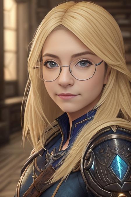 photo of CelaineASMR, (((blonde hair , glasses))) (front to camera), detailed european face, (aspiring facial expression), (((magepunk style clothes ))), ((magepunk city on the background)), RAW, analog style, ultra detailed photograph, cinematic lighting, artstation, 4k, sharp focus, high resolution, detailed skin, detailed eyes <lora:CelaineASMR:0.9>