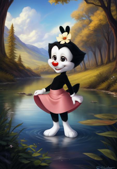 Dot - ( Animaniacs ) Trained on yiffymix_v36