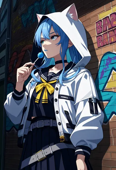 High Contrast Anime (Honey Mix PonyXL)