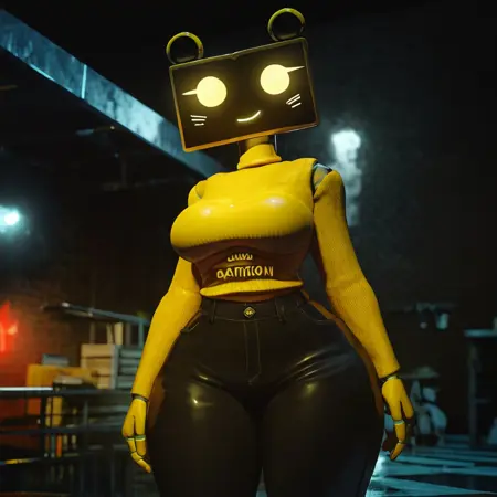 Wet Floor Bot (FNAF) - Character LoRA (Pony)