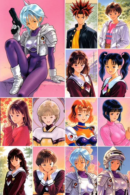 [illustrious XL] 6 in 1，《DNA2》 Katsura Masakazu/桂正和，Karin Aoi/葵加林- Artist Style