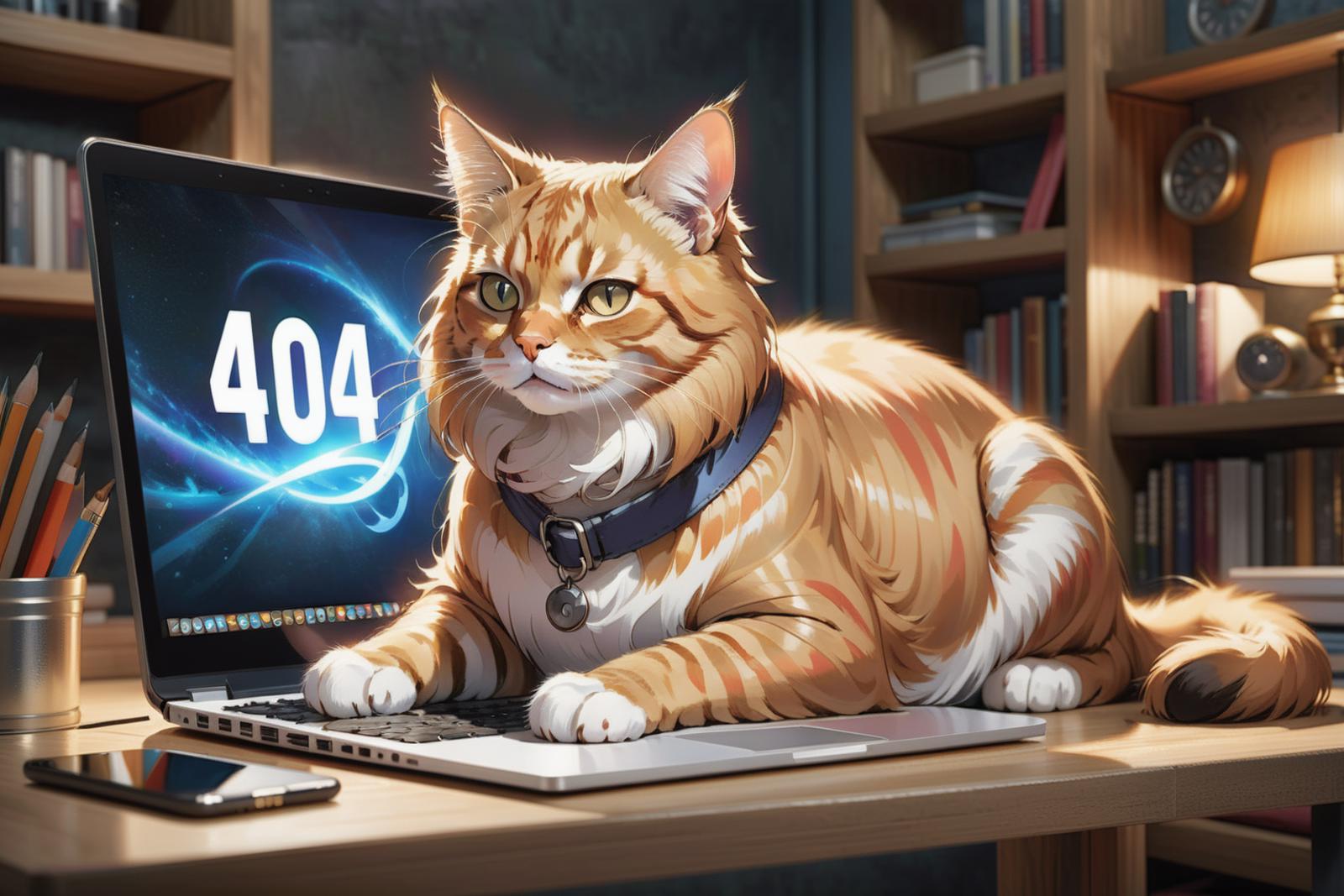 A cat sitting on a laptop computer.