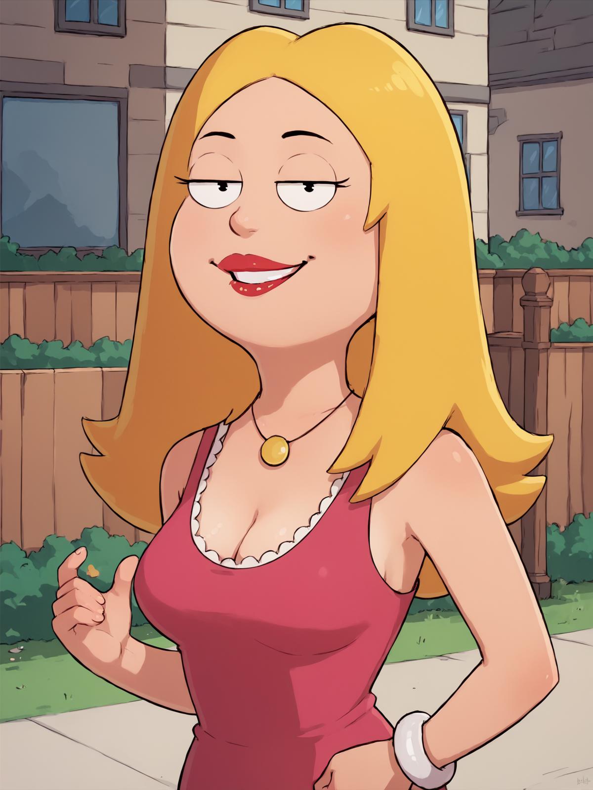 Francine Smith (American Dad!) PonyXL + 1.5 - Pony1.2 | Stable Diffusion  LoRA | Civitai