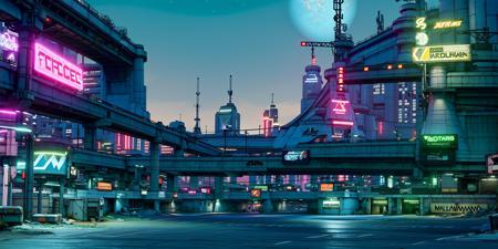 <lora:borderlands:0.8>,
borderlands,scenery,night,no humans,sign,building,outdoors,city,ground vehicle,road,sky,neon lights,motor vehicle,street,night sky,cityscape,lamppost,star \(sky\),car,english text,road sign,air conditioner,