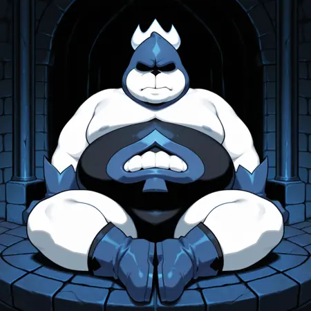 King Spade - Deltarune (Illustrious)