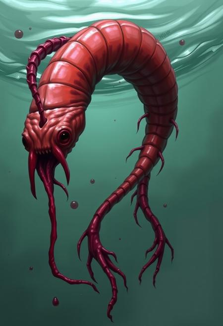 At first glance, Bloodworms seem to be nothing but mere pathetic, disgusting beings who feed (sometimes literally) off of the misfortune of others. This is only partially true. Bloodworms are dangerous adversaries and scheming beings who are well-aware of their inadequacies and committed to attaching themselves to more poweful creatures to get ahead. Social and physical parasites, they slink forth from their watery realms to flatter, cajole and backstab their way into advantageous positions.