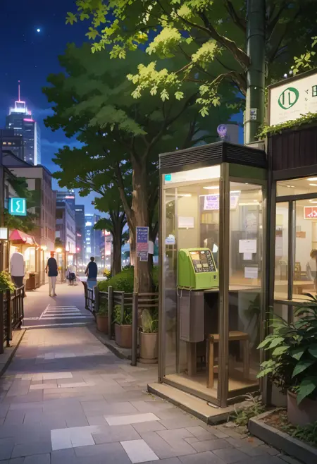 日本の公衆電話 Japanese public phone PONY