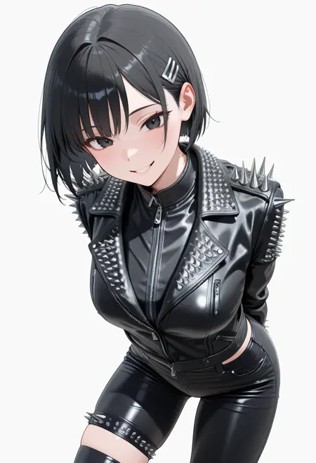 Spiked Leather Jacket