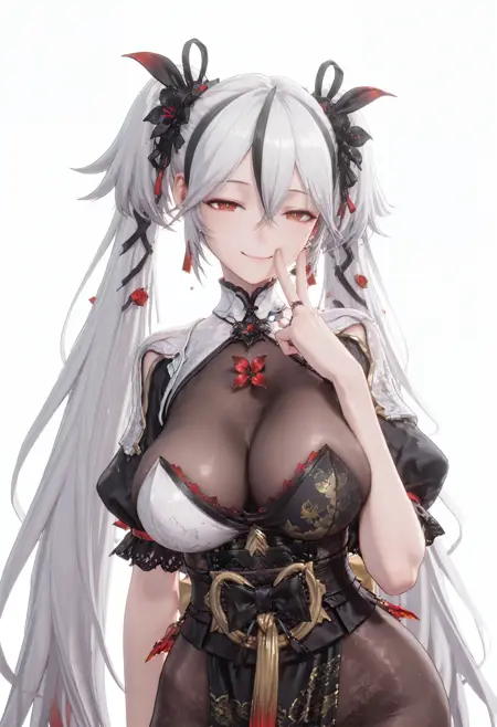 椿/Camellya-White Rabbit(鸣潮\Wuthering Waves)-	 Illustrious