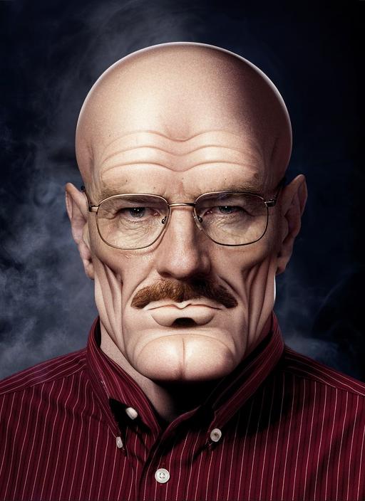 A close up of a man's face, wearing glasses and a mustache.