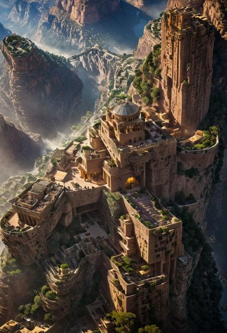 (The colonial city of the future, in the mist-filled Grand Canyon, on an unknown Earth-like planet, 2 moon on sky, Spaceship flight connects colonies, waterfulls:1.3), (Machu Picchu, a mountain settlement, incredibly spectacular:1.2), (Mario Botta:1.3), (avant-garde, future, reality, science fiction, photorealistic), (modern architecture:1.2), 
(Large Files, Ultra Realistic, 8K, 16k, FHD, HD, VFX, Perfect, Photography, composition, Architecture Sales Photography, Architecture Competition, Ultra High Resolution, Cinematography, High Resolution Image:1.1), (dramatic lighting, direct sunlight, ray tracing, clear shadow:1.2),  (real landscape:1.1), (blurred background:1.0), (urban background, more_details) ,
ac_neg1, great lighting, clear, hillscastel, extrusionbuilding, vertical