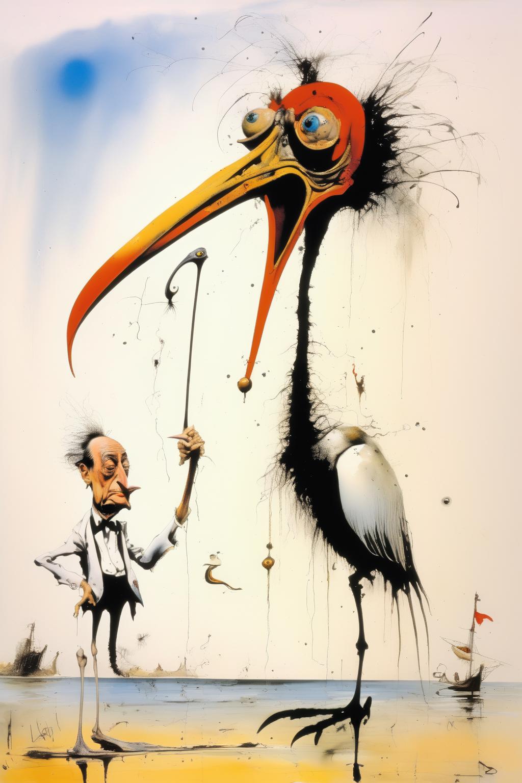 Ralph Steadman Style image by Kappa_Neuro