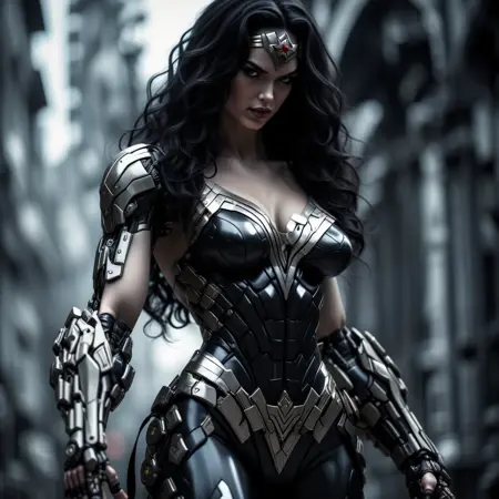 Goth Wonder Woman - V2 SDXL test