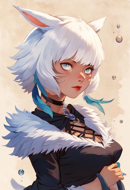 Y'shtola evocative, refraction, by Chie Shinohara