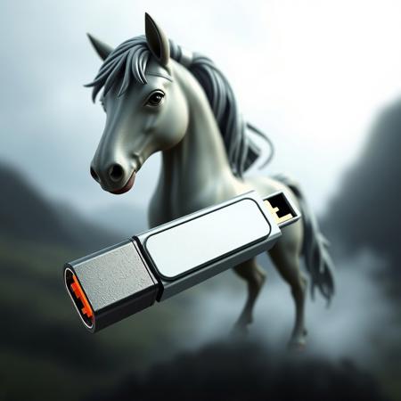un pendrive Pone " top secret"