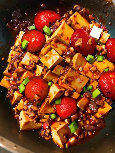 Japanese mapo tofu <lora:Japanese mapo tofu:1>, masterpiece, best quality,