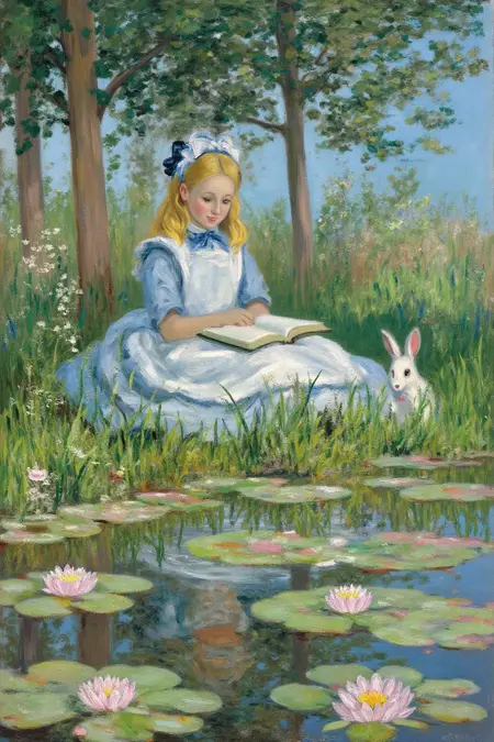 Show me the Monet! Master Impressionist Claude Monet Oil Painting Style