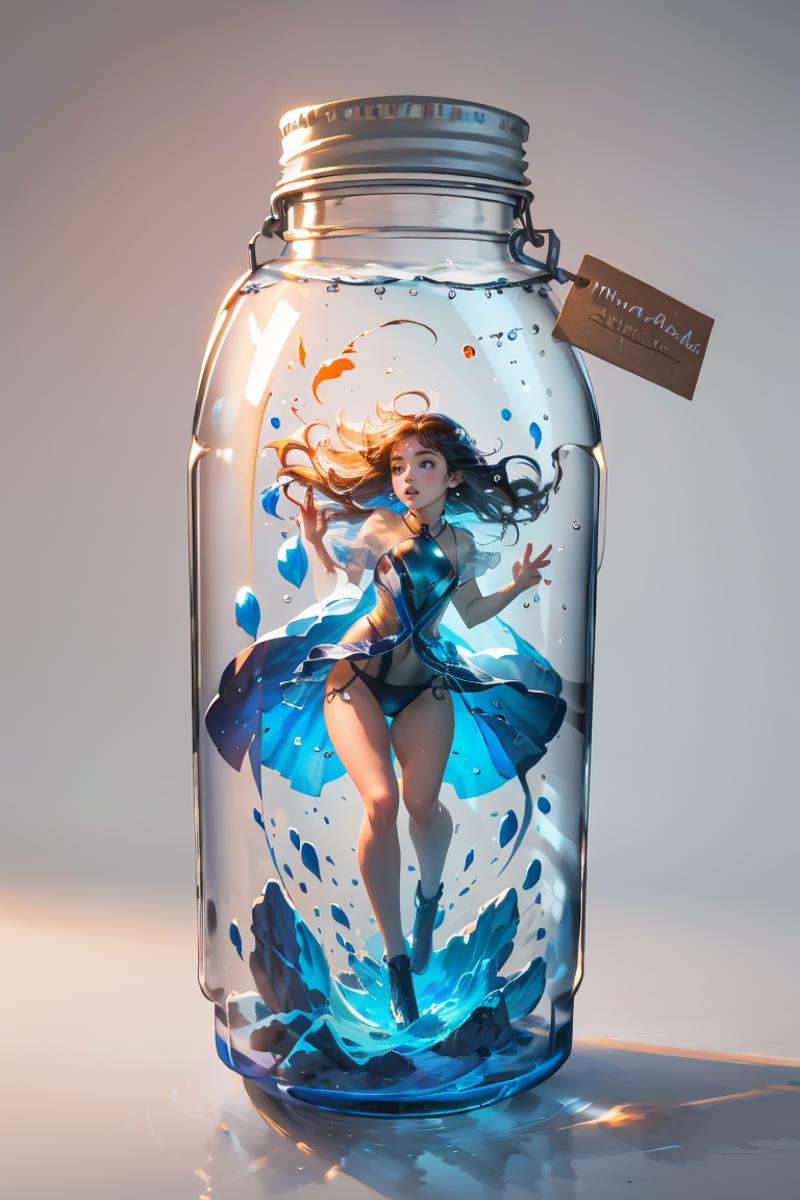 Girl in the Bottle (瓶中少女） - LoCon image by MarkWar