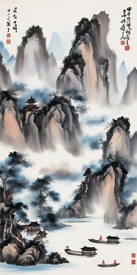 国画| 水墨| 山水画SDXL(CHINESE INK PAINTING) - AIEasyPic