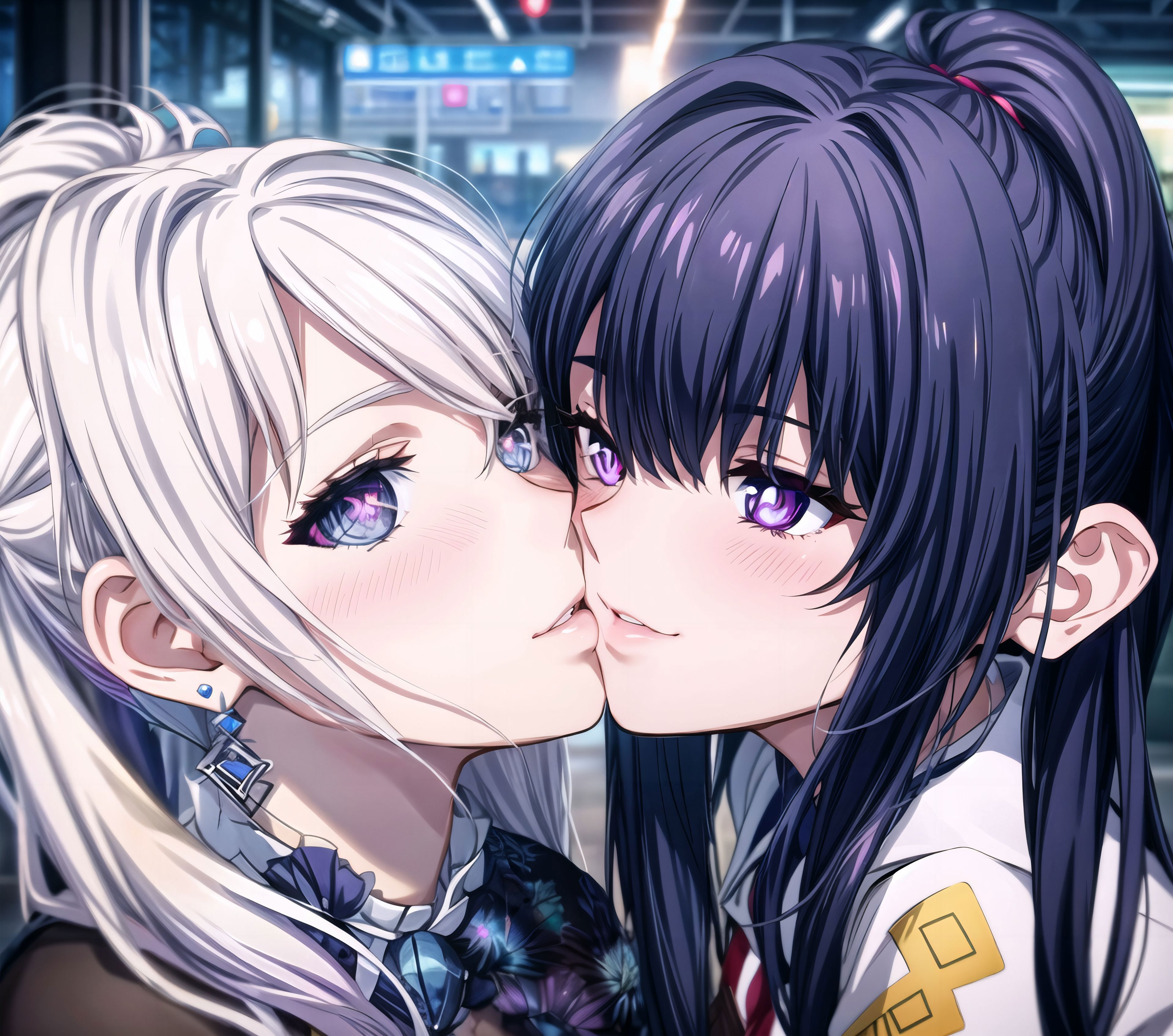 happy kiss Concept LoRA image by dttiger
