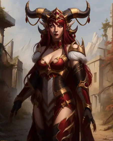 Alexstrasza's Dragonflight Outfit [World of Warcraft]